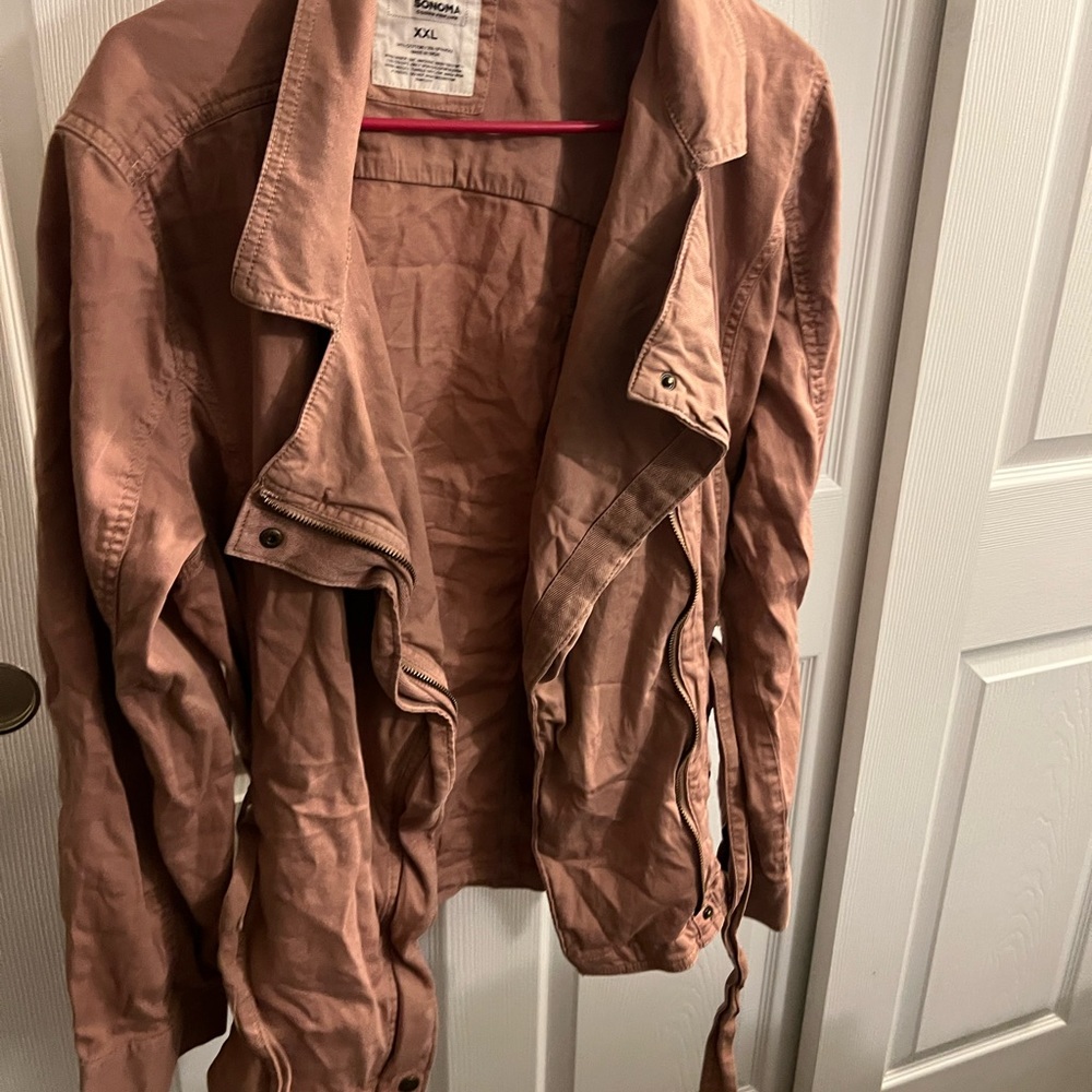 Sonoma Mauvish-Pink utility jacket